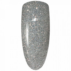 Oja Semipermanenta Disco Aurora Secret 15ml, Culoare Argintiu, No. 01, Cantitate 15ml