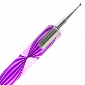 Instrument Unghii Punctator cu 2 Capete Purple No 1 