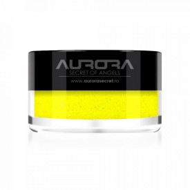 Sclipici Unghii Neon Electric Yellow No 01