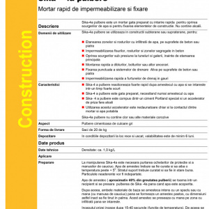 Sika- 4A pulbere