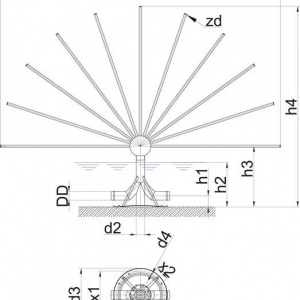 Water hemisphere 1200