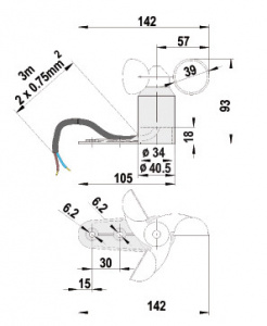 Wind-Dependent fountain control and Anemometer