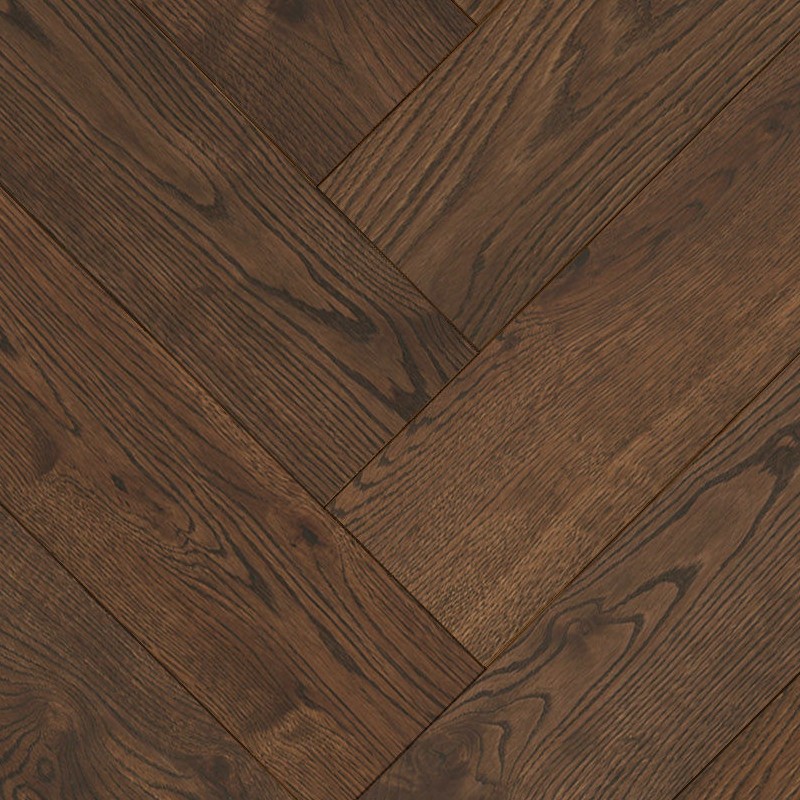 Herringbone Parquet Oak Nature - Lava 4V