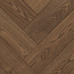 Herringbone Parquet Oak Rustic - Lava 4V