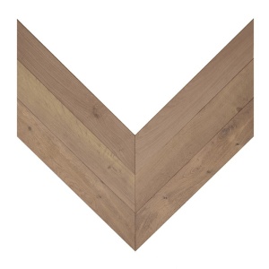Chevron Engineered Oak Smoked - Unfinished 4V Newmarket