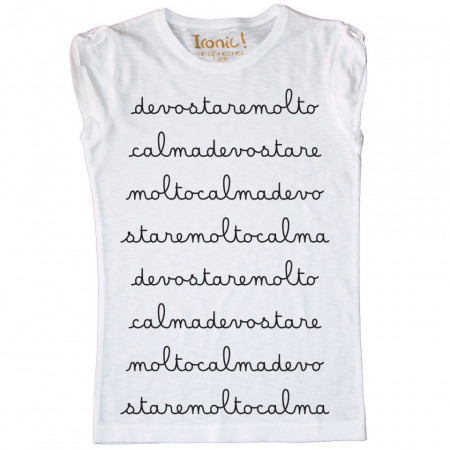 Maglia Donna "Devostaremoltocalma"