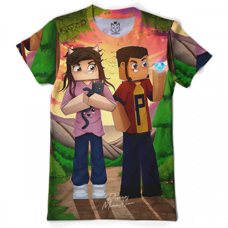 Tricou Full Print Pisica MiauMiau Diamant - Editie Speciala