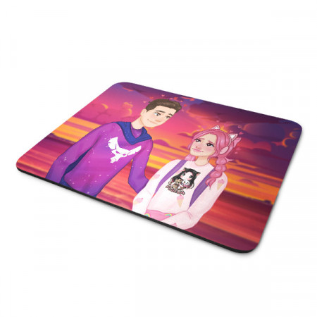 Mousepad Pisica & Max Hearts