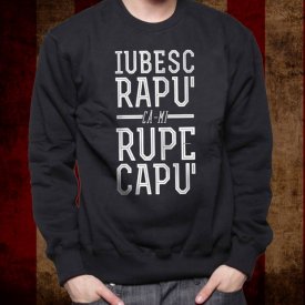 BLUZA „Iubesc rapu' că-mi rupe capu'!”