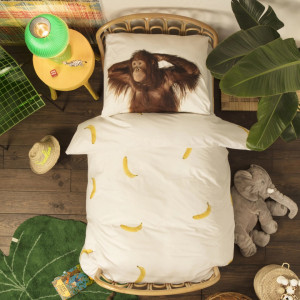Husa pilota si fata perna Banana Monkey