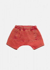 Pantaloni scurti ACID rosu cu buzunar frontal