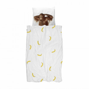 Husa pilota si fata perna Banana Monkey