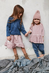 Bluza cu volan in talie