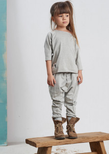 Pantaloni Button Grey Booso