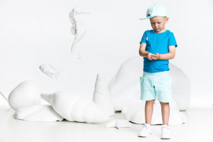 Pantaloni scurti Water Blue Gugguu