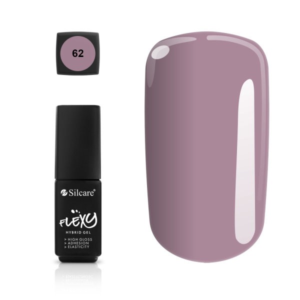 Oja semipermanenta flexy hybrid gel silcare 4.5g 62