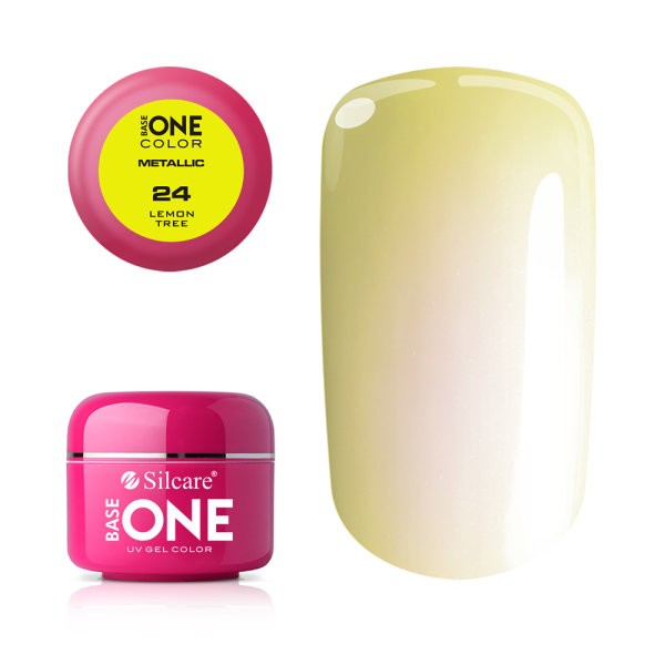 Gel uv color base one 5g metalic lemon tree 24