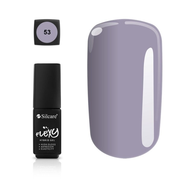 Oja semipermanenta flexy hybrid gel silcare 4.5g 53