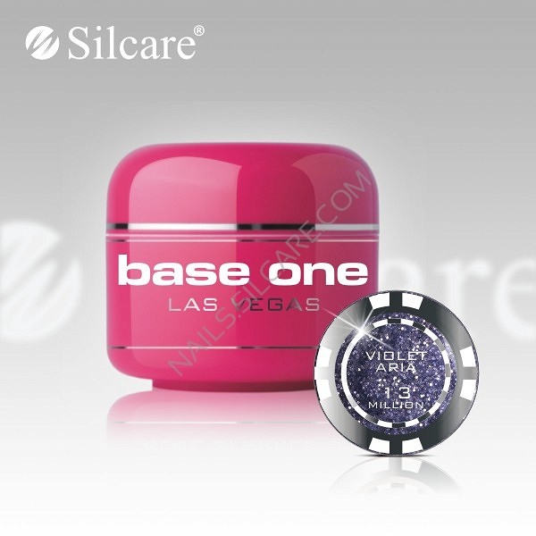 Gel uv Color Base One Silcare Las Vegas Violet Aria 13 - 1 | YEO