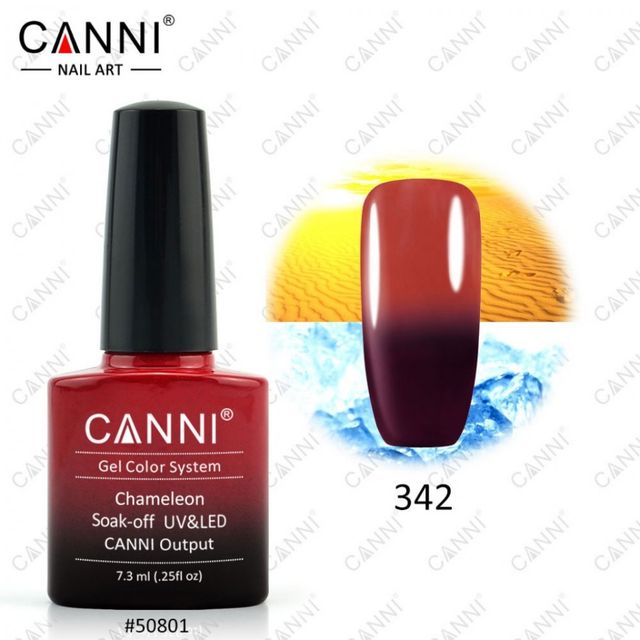 Oja Semipermanenta Cameleon CANNI 7.3ml-342 baseone.ro cel mai bun pret online pe cosmetycsmy.ro
