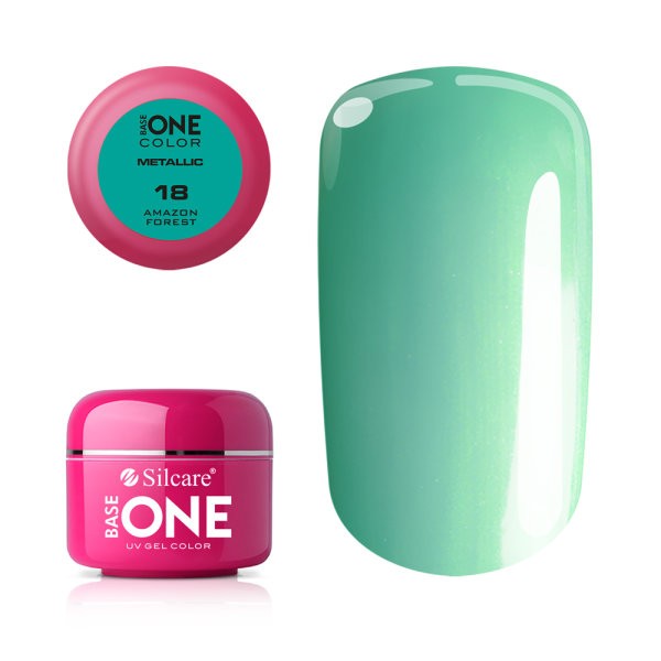 Gel uv color base one 5g metalic amazon forest 18