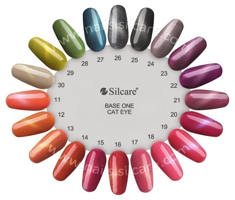 Gel UV Color Base One Silcare Cat Eye Magnetic Lygrys 19 - 2 | YEO