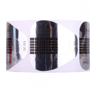 Sabloane pentru constructie unghii Late Silver 500buc U2-3C