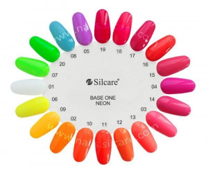 Gel UV Color Base One Silcare Neon Sexy Coral 27