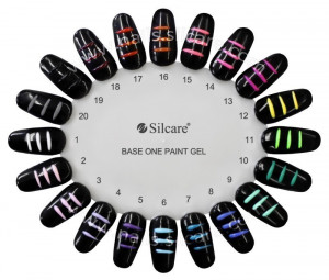 Gel UV Color Base One Silcare Paint Blue 07