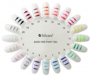 Gel UV Color Base One Silcare Paint White 01