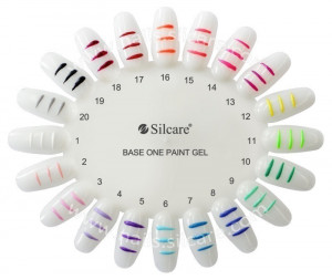 Gel UV Color Base One Silcare Paint Light Green 09