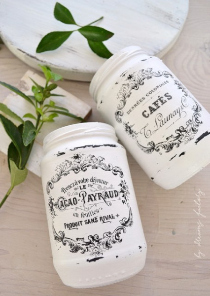 Vaze frantuzesti Shabby French Jars