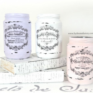 Vaze frantuzesti Shabby French Jars
