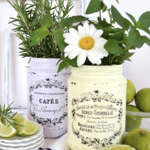 Vaze frantuzesti Shabby French Jars