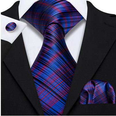 Set cravata + batista + butoni - matase naturala 100% - model 42
