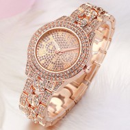 Ceas dama Luxury Full Crystals - Rose Golden