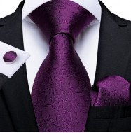 Set cravata + batista + butoni - matase 100% - model 241