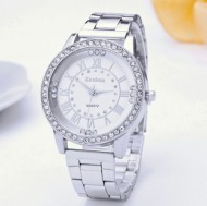 Ceas dama Silvery Stylish Crystals