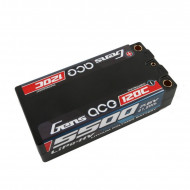 Gens ace 5500mAh 7.6V High Voltage120C 2S2P Racing Series Shorty Black HardCase Lipo65#