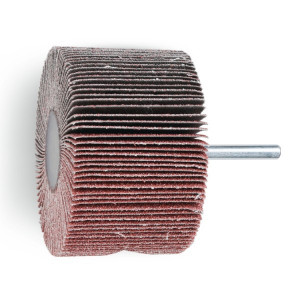 Perie lamelara abraziva din corindon Ø80mm, cu tija Ø6mm 11268