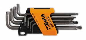 Set de 8 chei imbus în L, cu cap sferic, pentru șuruburi cu cap Torx 97BTX/SC8