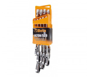 Set chei inelare cu clichet reversibil, 8-19mm 142SN/SC9