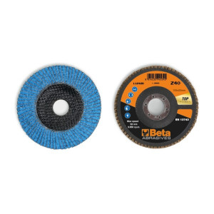 Disc lamelar abraziv cu zirconiu-ceramic, spate fibra de sticla, Ø125mm TOP LINE 11242B