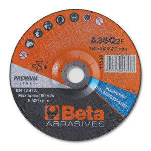 Disc taiere otel si inox, tip oala, subtire, pentru polizor unghiular PREMIUM LINE 11040