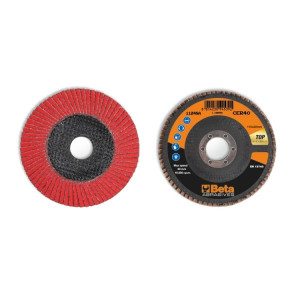 Disc lamelar abraziv, ceramic, spate fibra de sticla, Ø115mm TOP LINE 11248A