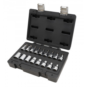 Trusa tubulare si imbusuri Torx, cu actionare de 1/2" 923E-FTX/C17