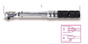 Cheie dinamometrica, actionare 1/4", 2-10Nm 605E/10