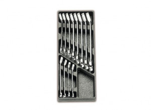 Set inelare cu clichet 8-19mm in suport termoformatat T45