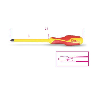Surubelnita cruce izolata 1000V, Ph3 1272MQ 3X8X150