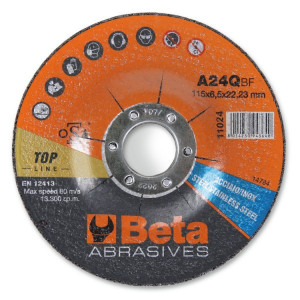 Disc taiere otel si inox, tip oala, subtire, pentru polizor unghiular TOP LINE 11024
